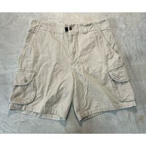 Vintage Y2K Nike ACG Cargo Utility Hiking Shorts Corduroy Khaki Brown Sz 34/M
